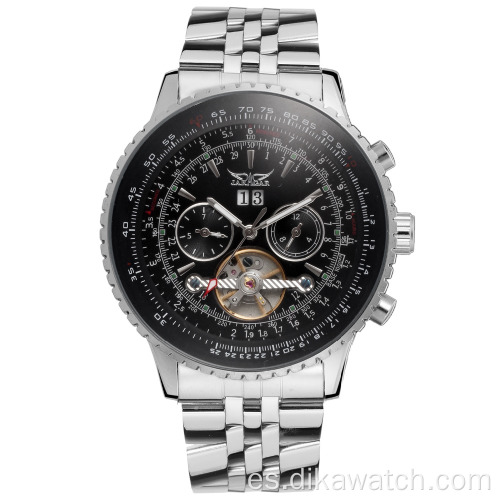 Relojes de lujo para hombre de marca superior, reloj de pulsera deportivo militar JARAGAR para hombre, reloj Tourbillon mecánico automático, reloj masculino